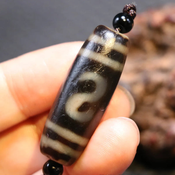 Tibetan Agate Eyes Dzi-ToShay.org