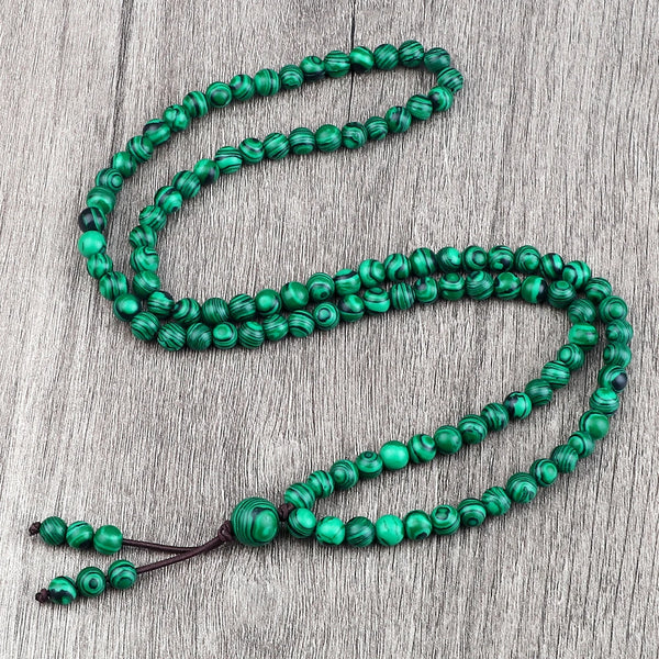 Green Malachite Prayer Beads-ToShay.org