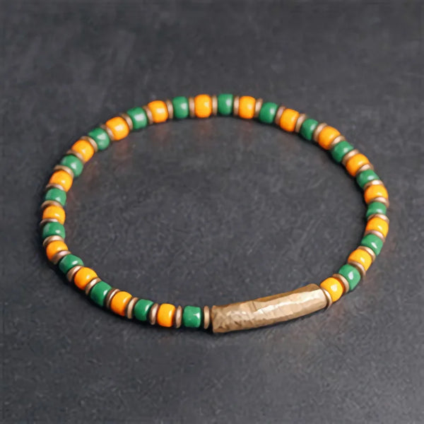 Glaze Glass Beads Bracelet-ToShay.org