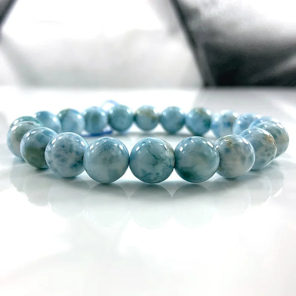 Blue Larimar Stone Beads-ToShay.org