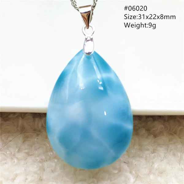 Blue Larimar Pendant-ToShay.org