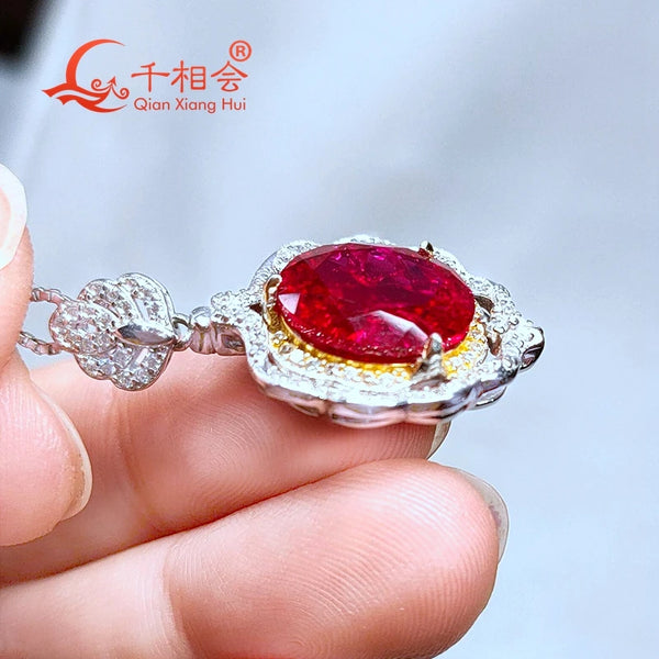 Pink Ruby Pendant-ToShay.org