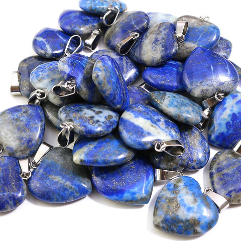 Blue Lapis Lazuli Hearts-ToShay.org