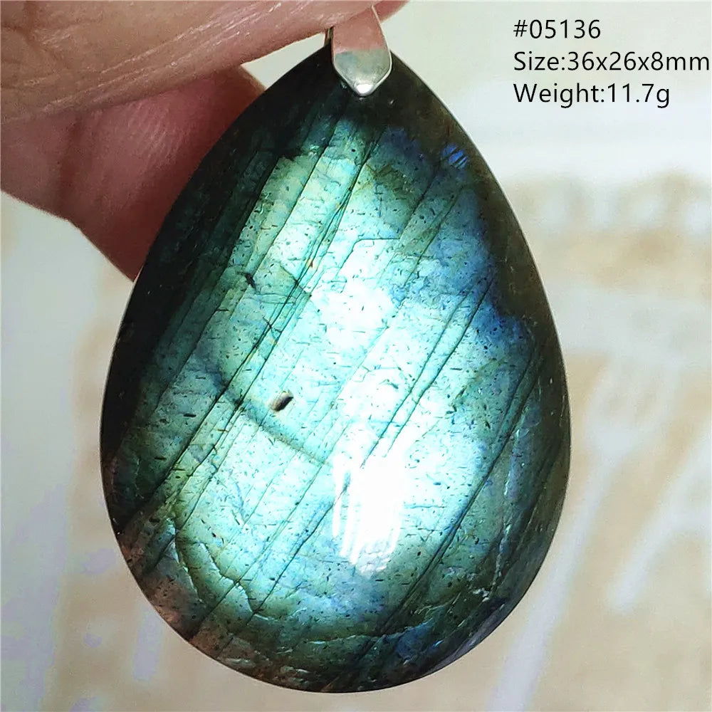 Blue Light Labradorite Pendant-ToShay.org