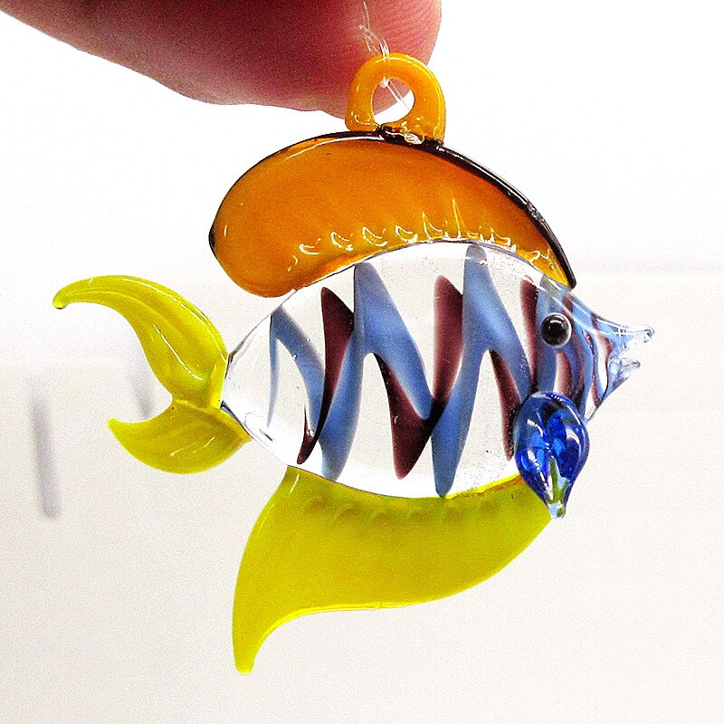Glass Fish Pendant-ToShay.org
