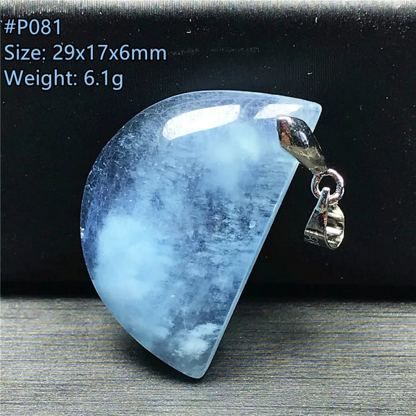 Blue Aquamarine Pendant-ToShay.org