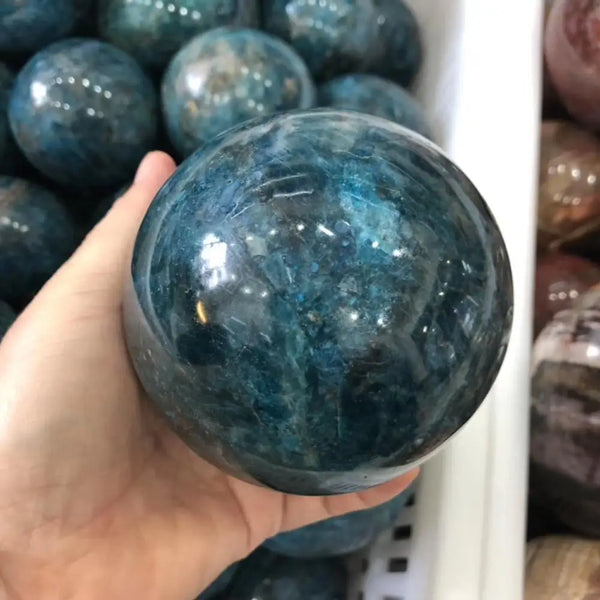 Blue Apatite Ball-ToShay.org