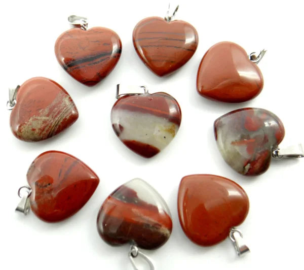 Mixed Crystal Heart Pendants-ToShay.org