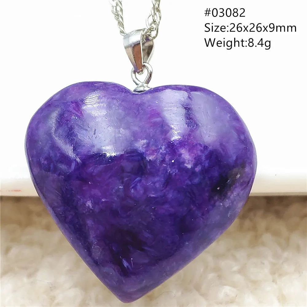 Purple Charoite Pendant-ToShay.org