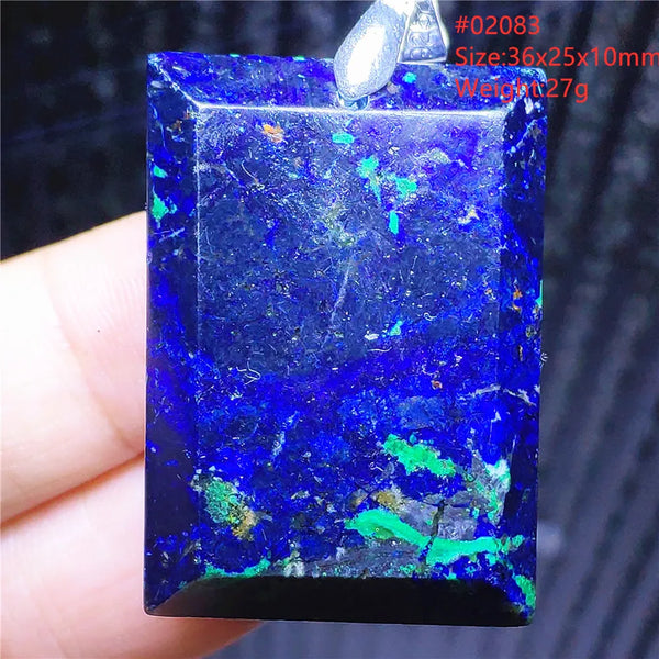 Blue Azulite Pendant-ToShay.org