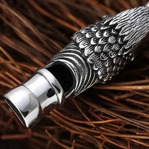 Silver Eagle Whistle Pendant-ToShay.org