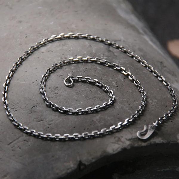 Silver Chain Necklace-ToShay.org