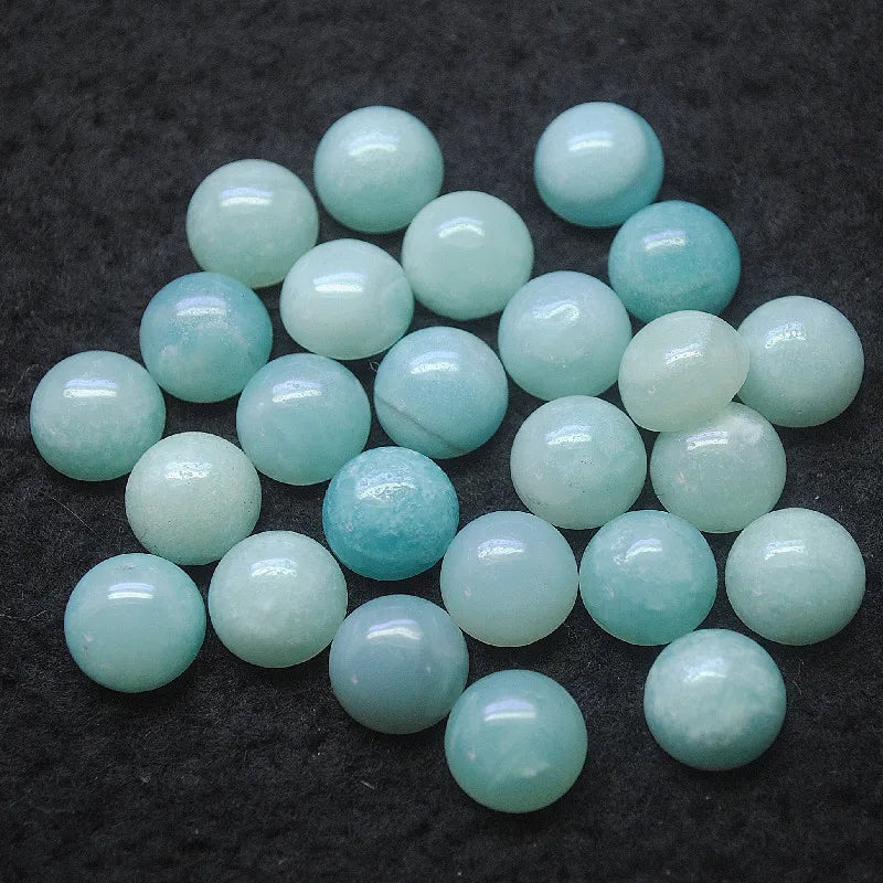 Blue Amazonite Cabochons-ToShay.org