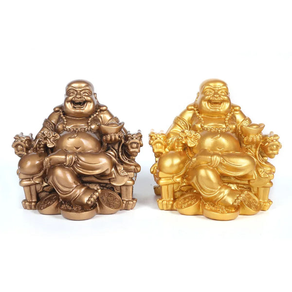 Dragon Chair Laughing Buddha-ToShay.org