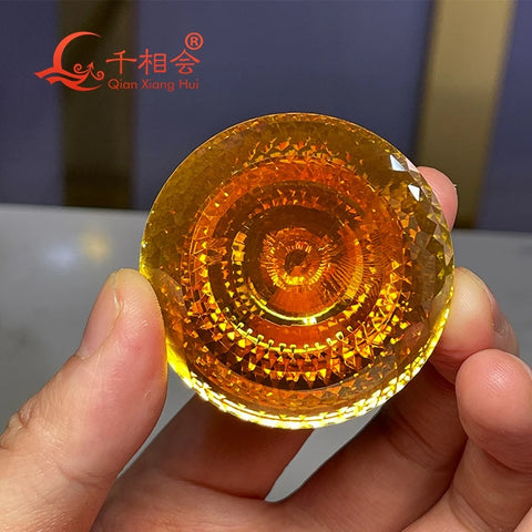 Yellow Faceted Diamond-ToShay.org