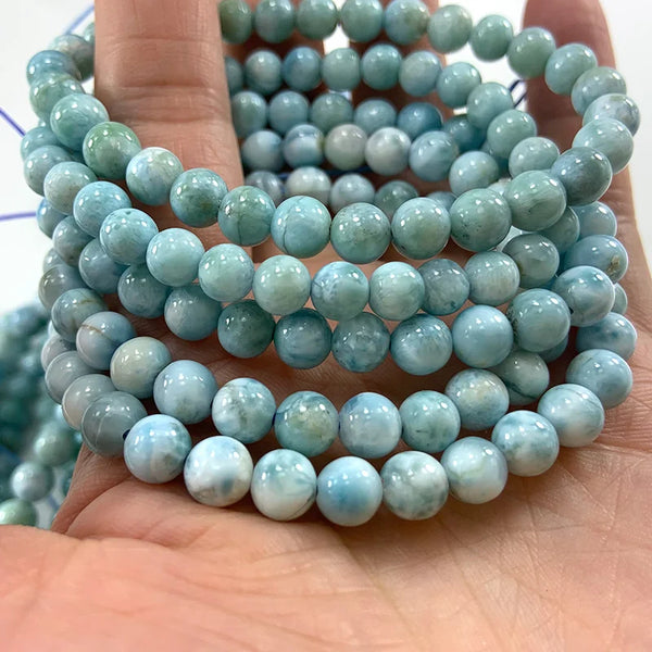 Blue Larimar Stone Beads-ToShay.org