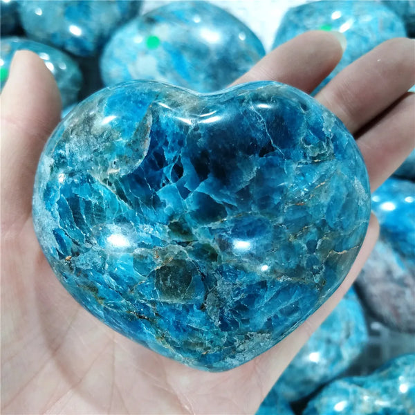 Blue Apatite Heart-ToShay.org