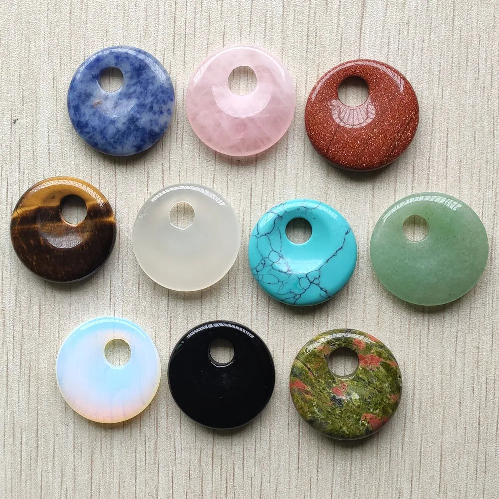 Mixed Crystal Donut Bead-ToShay.org