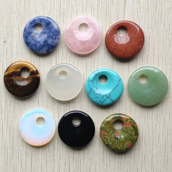 Mixed Crystal Donut Bead-ToShay.org