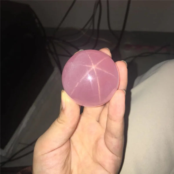 Pink Star Rose Quartz Balls-ToShay.org