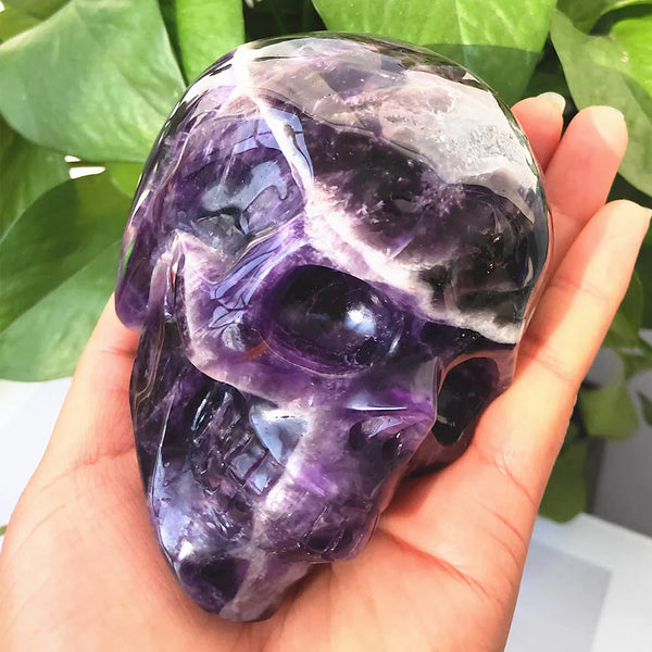 Purple Dream Amethyst Skull-ToShay.org