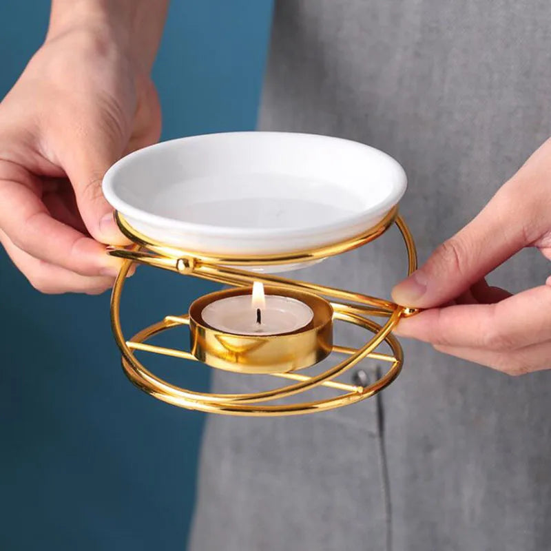Wrougt Iron Essential Oil Burner-ToShay.org