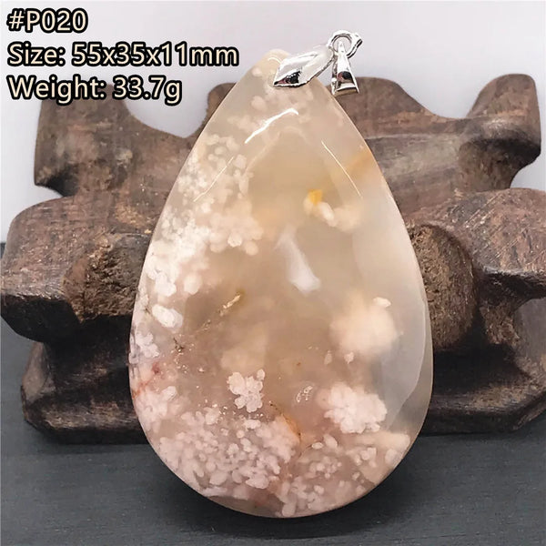 Pink Cherry Agate Pendant-ToShay.org