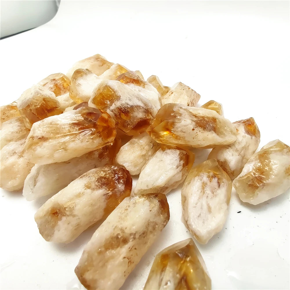 Yellow Citrine Quartz Crystal-ToShay.org