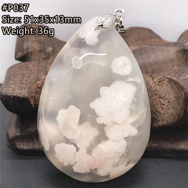 Pink Cherry Agate Pendant-ToShay.org