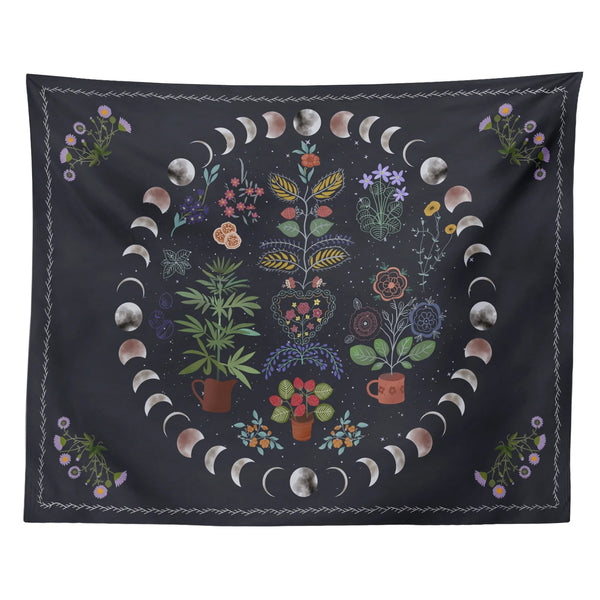 Moon Phase Tapestry-ToShay.org