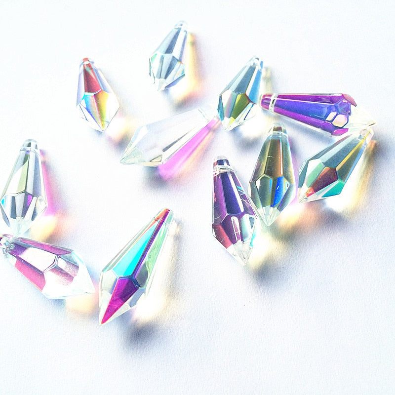 Clear Crystal Icicle Pendants-ToShay.org