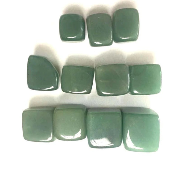 Green Jade Cube Stones-ToShay.org