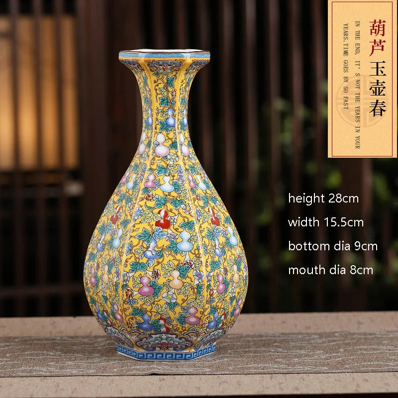 Flower Porcelain Vase-ToShay.org