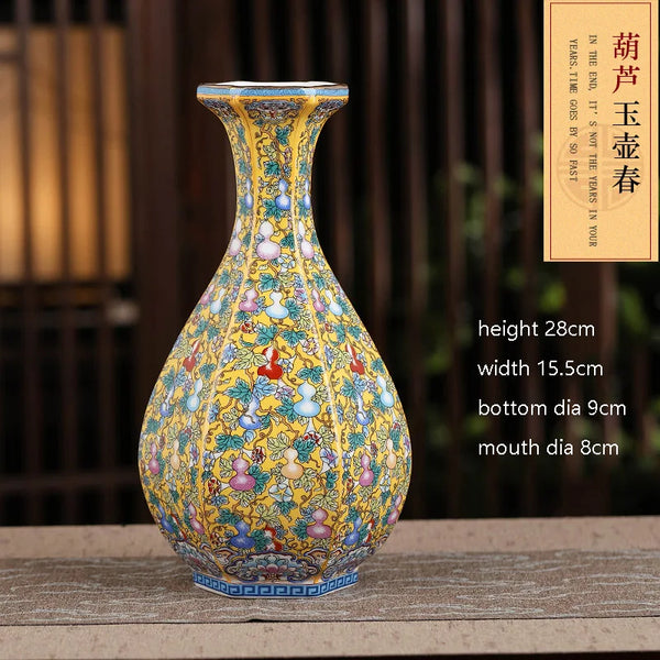 Flower Porcelain Vase-ToShay.org