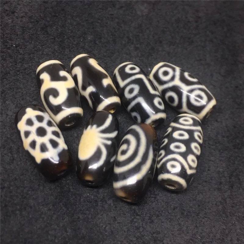 Tibetan Agate Eye Dzi Beads-ToShay.org