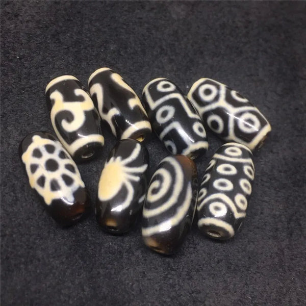 Tibetan Agate Eye Dzi Beads-ToShay.org