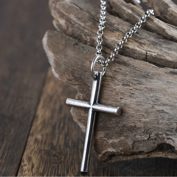 Silver Cross Pendant-ToShay.org