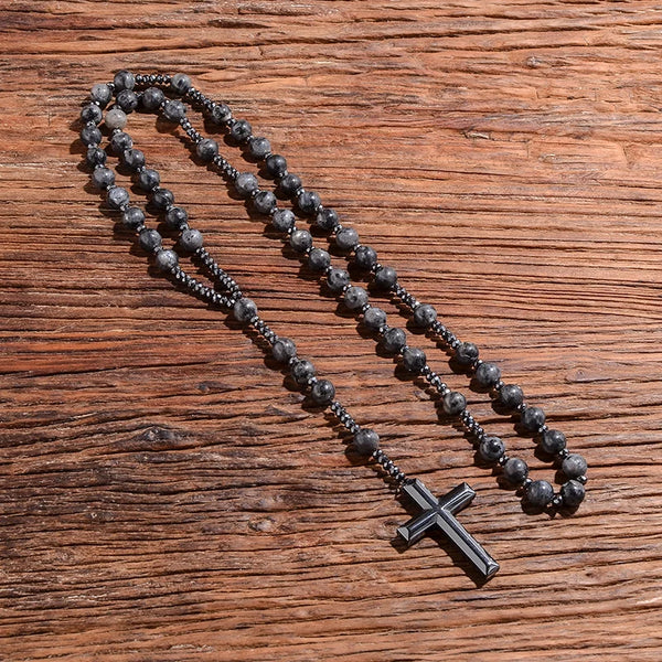 Black Labradorite Rosary-ToShay.org