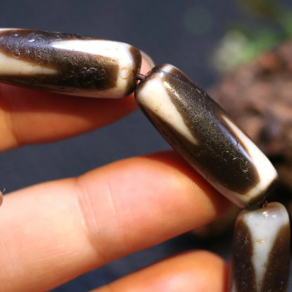 Tibetan Agate Dzi Bracelet-ToShay.org