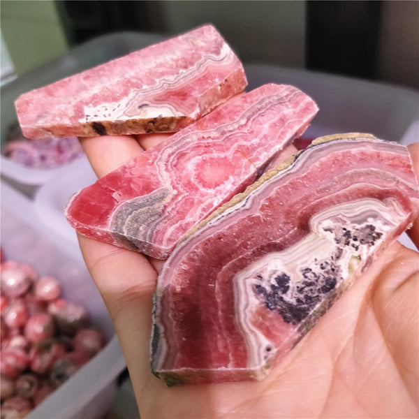 Pink Rhodochrosite Slab-ToShay.org
