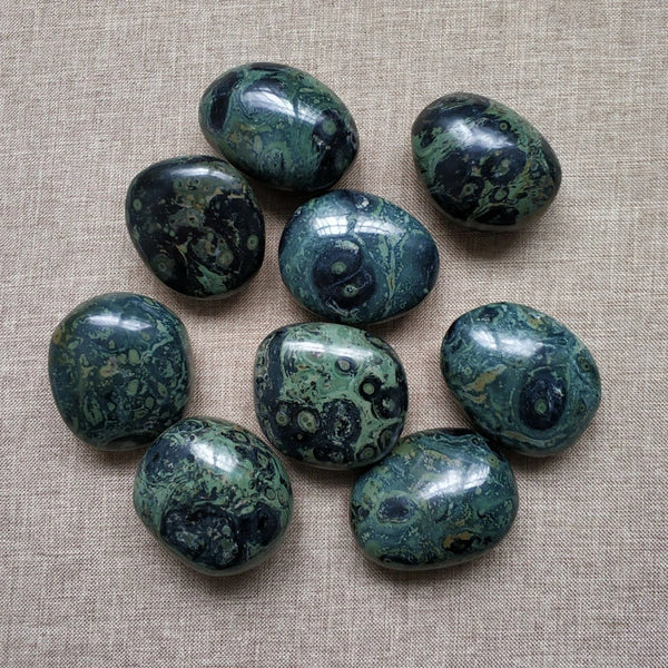 Green Kambala Jasper Stones-ToShay.org