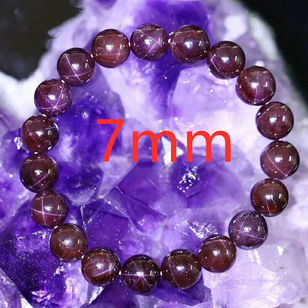 Red Star Light Garnet Bracelet-ToShay.org