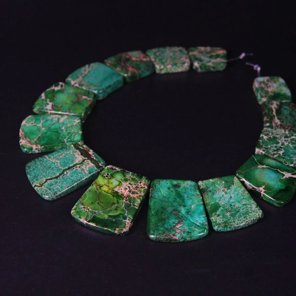 Mixed Emperor Jasper Slab Beads-ToShay.org