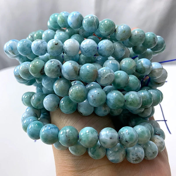 Blue Larimar Stone Beads-ToShay.org