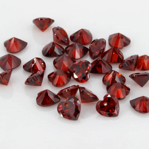 Red Garnet Hearts-ToShay.org