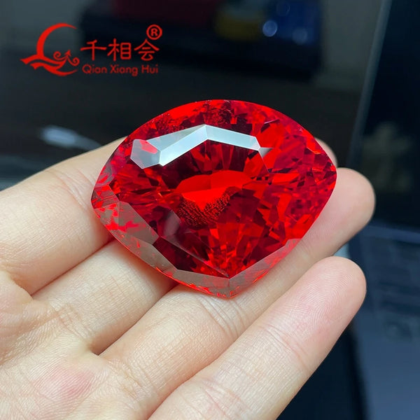 Red Faceted Diamond-ToShay.org