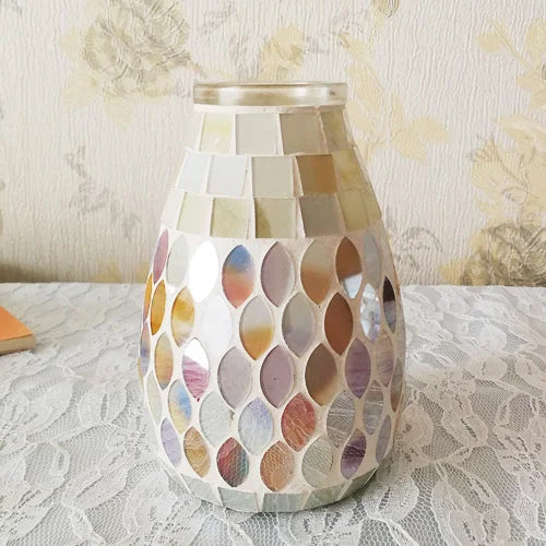 Mosaic Glass Vase-ToShay.org