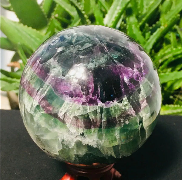 Green Fluorite Quartz Ball-ToShay.org