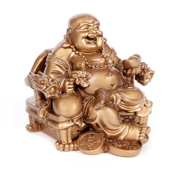 Dragon Chair Laughing Buddha-ToShay.org