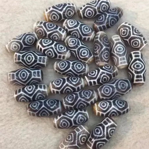 Tibetan Agate Eye Dzi Beads-ToShay.org